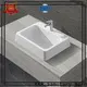 KingKonree black small countertop basin manufacturer for hotel 1