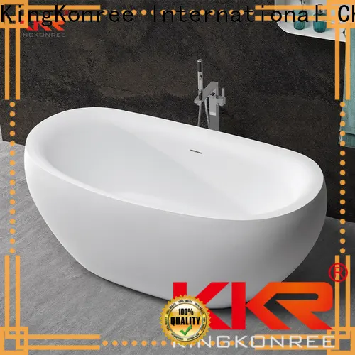 KingKonree solid surface bathtub free design for shower room 1
