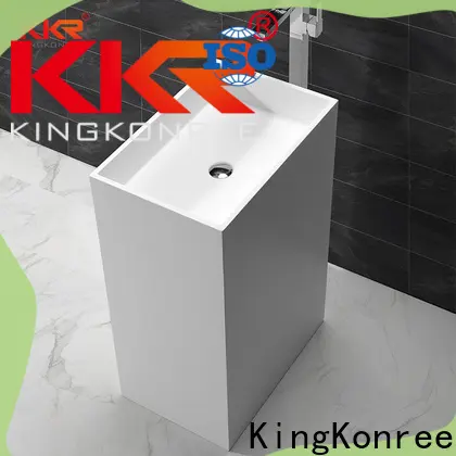 KingKonree square basin countertop customized for shower room 1