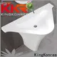 KingKonree rectangle sanitary ware suppliers customized for hotel 1
