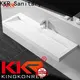 luxury wall hung corner basin customized for hotel 1