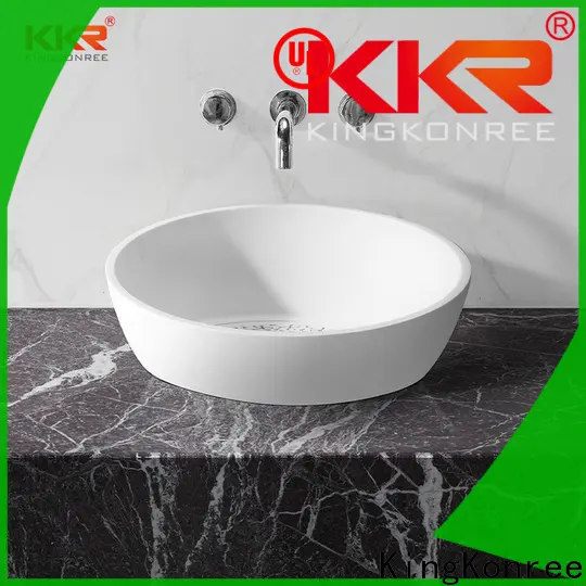 KingKonree solid surface wash basin manufacturer for shower room 1