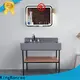 KingKonree white quartz bathroom countertops latest design for bathroom 1