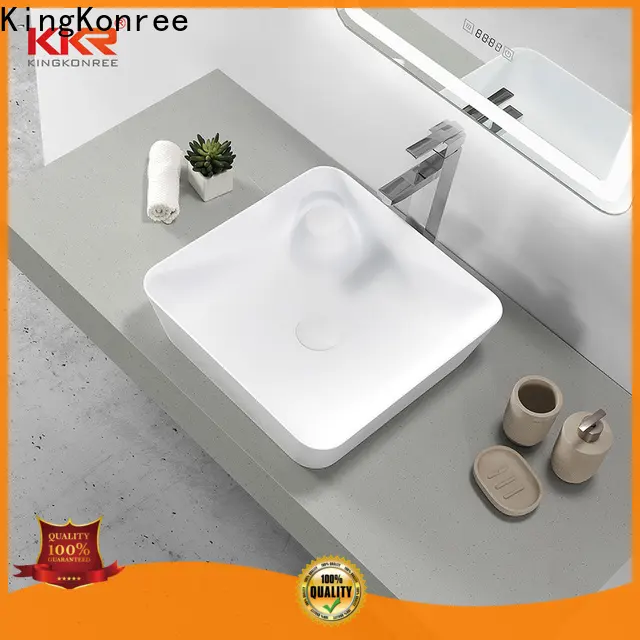 KingKonree durable bathroom countertops and sinks design for hotel 1