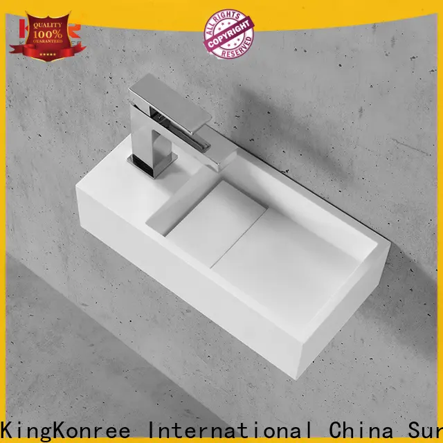 wall hung wall hung basin with towel rail sink for home 1