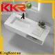 KingKonree rectangular wall mount sink customized for hotel 1