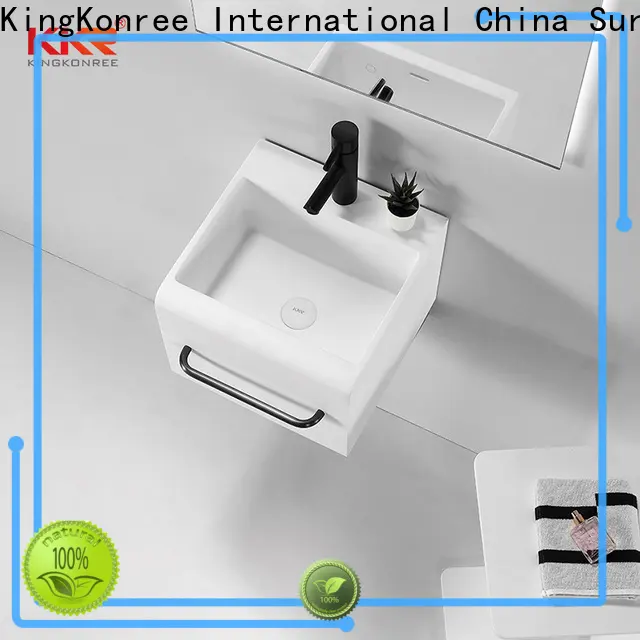 KingKonree wall hung basin with towel rail manufacturer for toilet 1