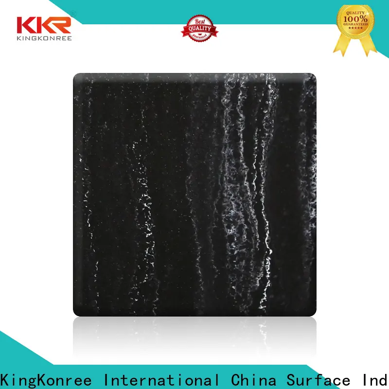 KingKonree artificial solid surface sheets customized for hotel 1