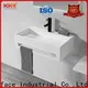 hang wall hung basin with towel rail sink for bathroom 1