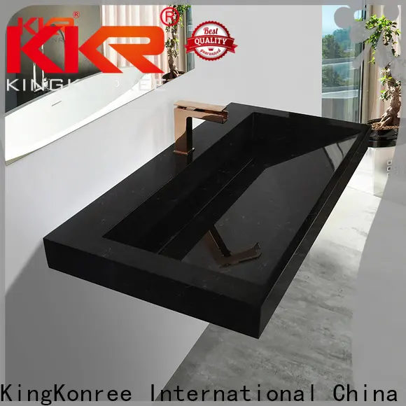KingKonree marble marble wall hung basin manufacturer for hotel 1