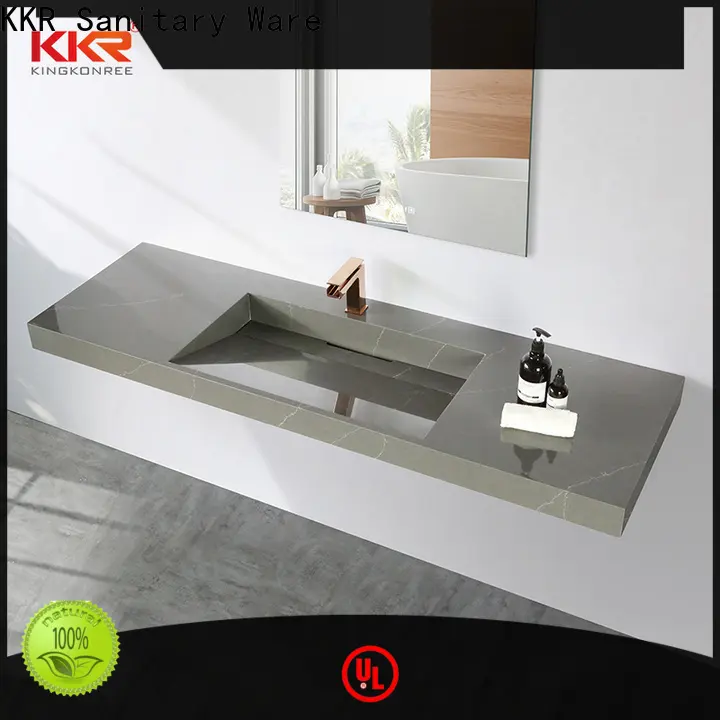 KingKonree mounted wall hung corner basin customized for bathroom 1