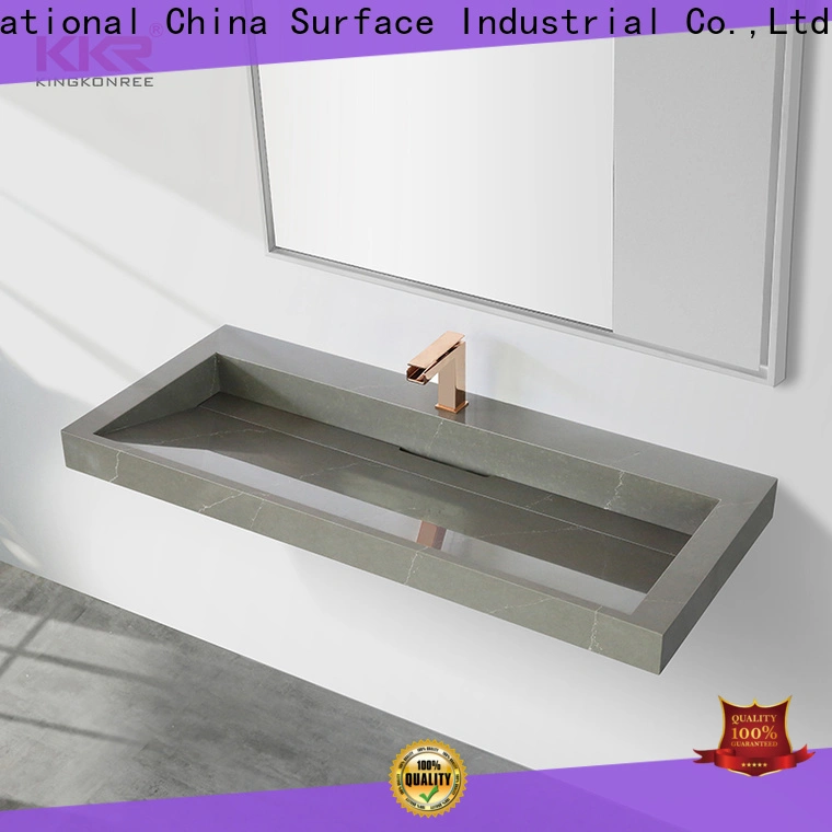 KingKonree wall hung bathroom basin supplier for toilet 1