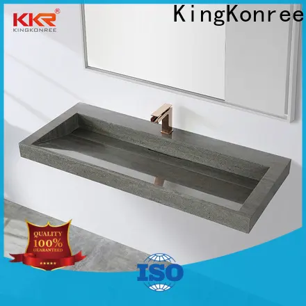 KingKonree bathware round wall hung basin manufacturer for home 1