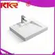 KingKonree classic wall hung countertop customized for hotel 1