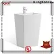 KingKonree solid freestanding pedestal sink manufacturer for bathroom 1