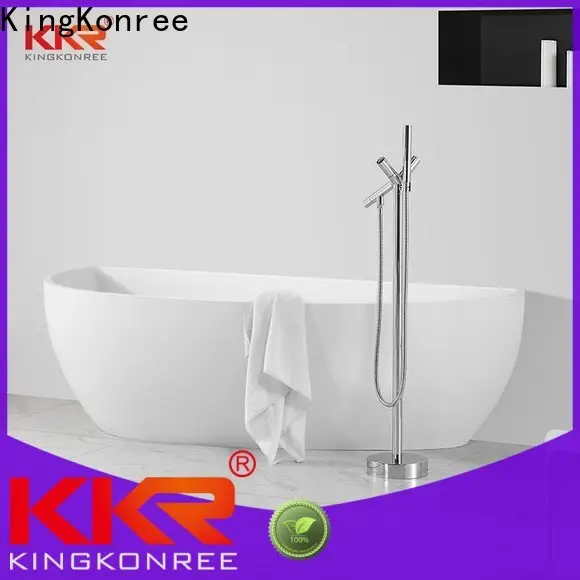 KingKonree quality rectangular freestanding tub free design for shower room1 1