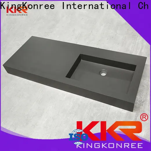 KingKonree bowl basin with cabinet customized for motel 1