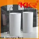 white freestanding pedestal sink design for home 1