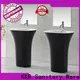 KingKonree pedestal sink factory price for motel 1