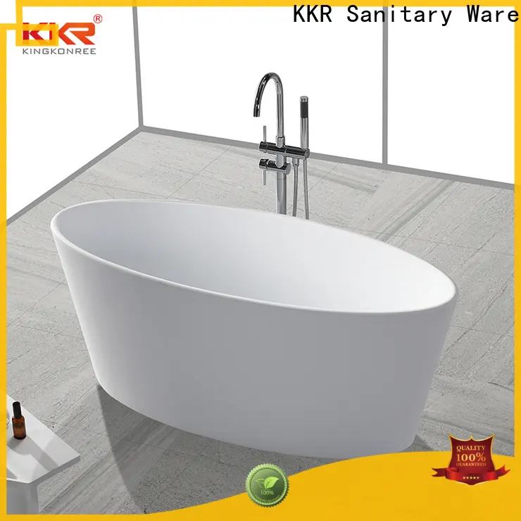KingKonree durable solid surface freestanding tubs OEM for hotel 1