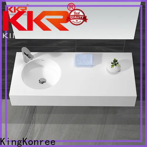 modern wall hung concrete basin manufacturer for home 1