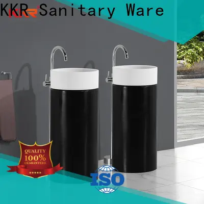 KingKonree freestanding pedestal sink customized for bathroom1 1