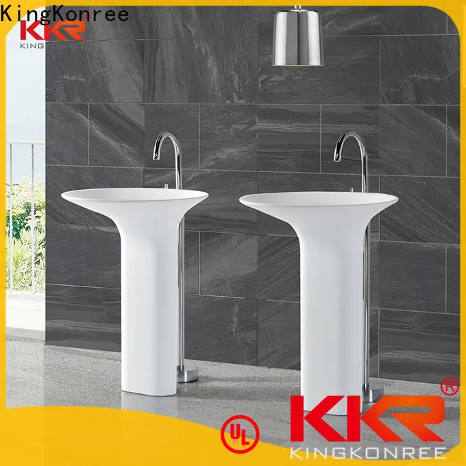 KingKonree height bathroom sink stand customized for motel 1