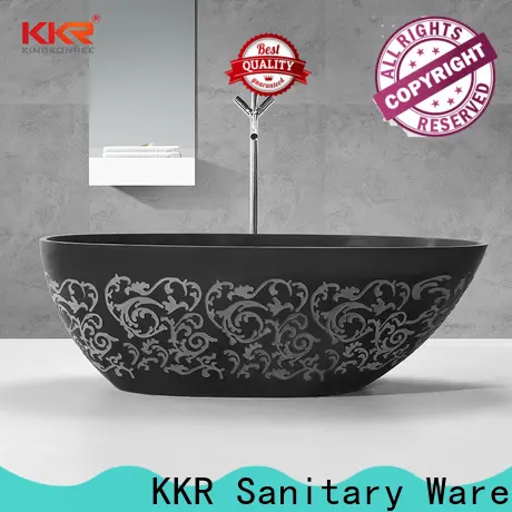 finish resin stone bathtub custom for shower room 1