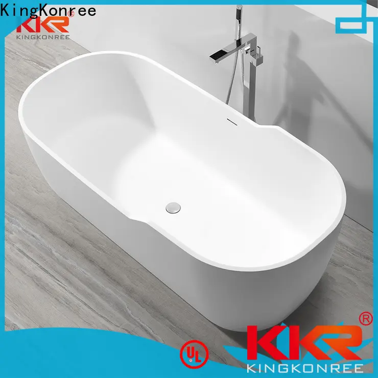 KingKonree high-quality freestanding soaking tub at discount for family decoration 1