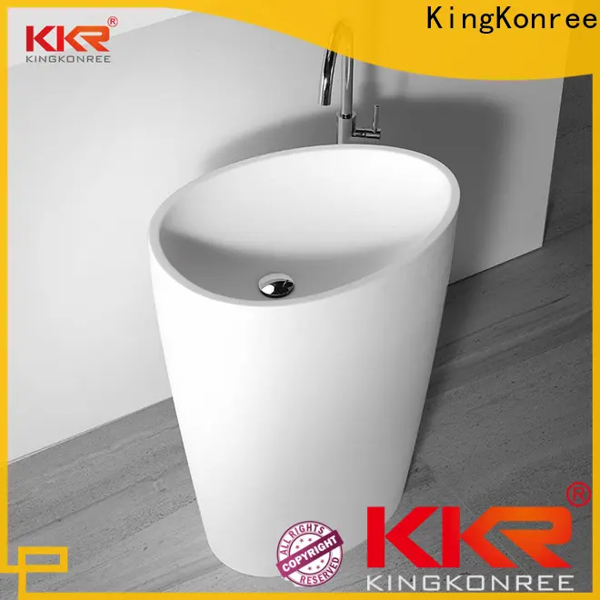 acrylic pedestal sink design for home 1