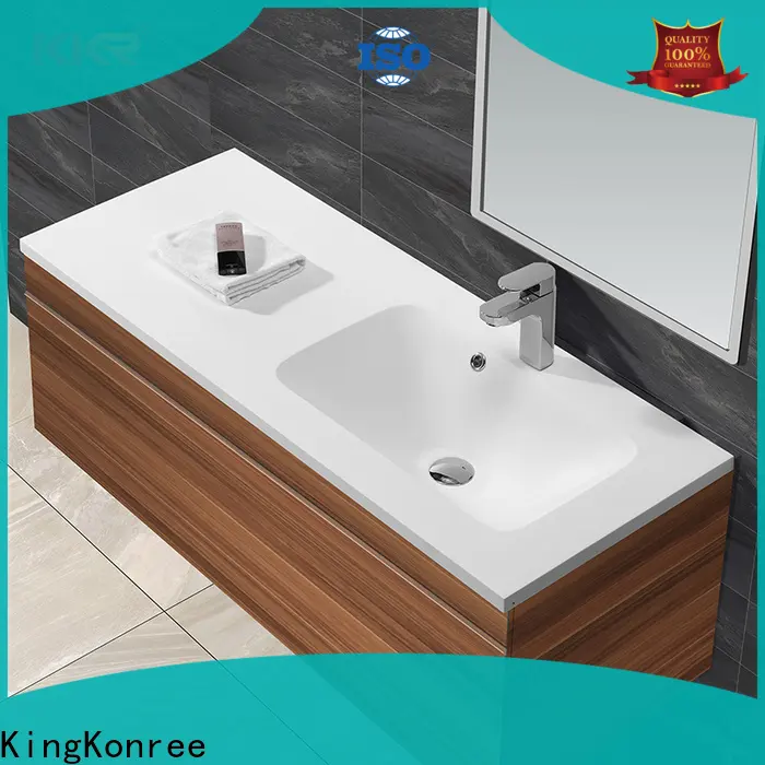 KingKonree washroom basin cabinet design for hotel 1