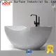 KingKonree white freestanding soaking bathtub OEM for family decoration1 1