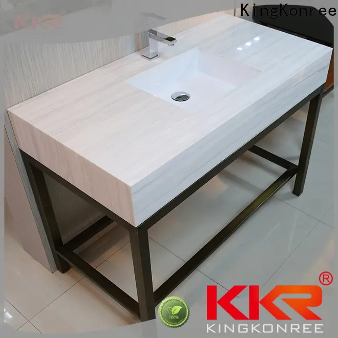 KingKonree pattern discount vanity tops manufacturer for bathroom 1