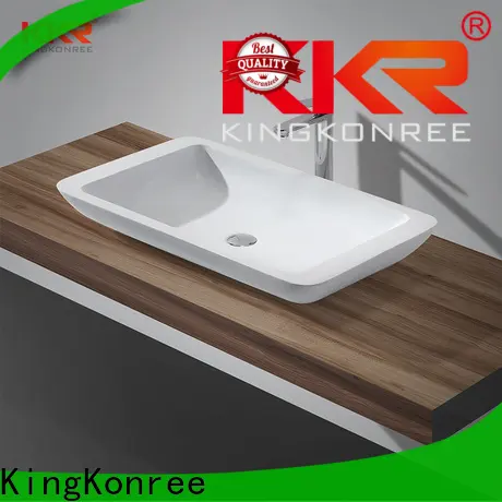 KingKonree durable above counter vanity basin supplier for hotel 1