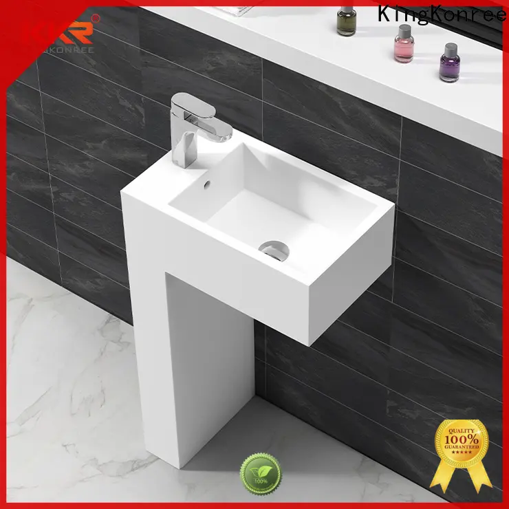 KingKonree arcylic small countertop basin manufacturer for bathroom 1