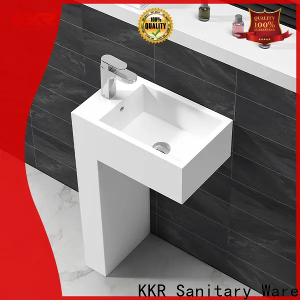 KingKonree pedestal sink factory price for bathroom 1