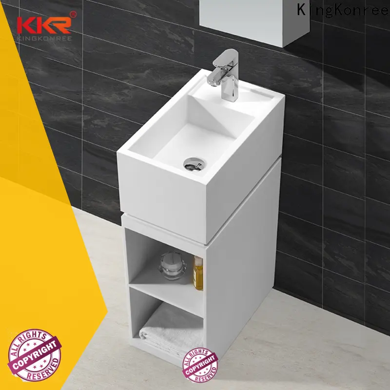 KingKonree freestanding basin supplier for motel 1