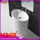 KingKonree freestanding bathroom basin customized for motel 1
