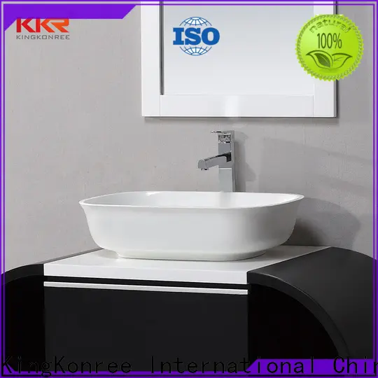 KingKonree standard above counter basins design for hotel 1
