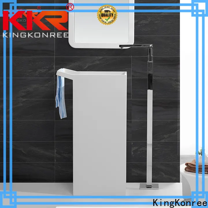 KingKonree artificial marble bathroom sanitary ware factory price for kitchen 1