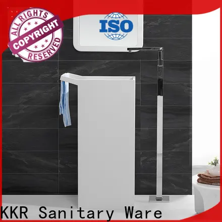 KingKonree acrylic freestanding pedestal sink manufacturer for home 1
