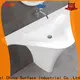 mounted stone resin wall hung basin customized for hotel 1