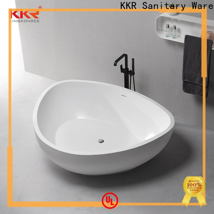KingKonree hot-sale round freestanding bathtub ODM for bathroom 1