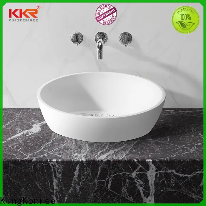 dimension stone resin sink manufacturer for hotel 1