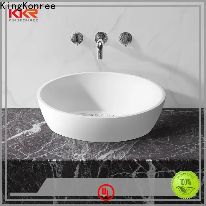 KingKonree durable counter top basins cheap sample for restaurant 1