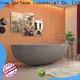 KingKonree standard free standing soaking tubs at discount for shower room 1