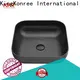 KingKonree black counter top basins design for home 1