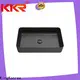 KingKonree standard above counter vessel sink customized for restaurant 1