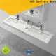 KingKonree modern round wall hung basin supplier for bathroom 1