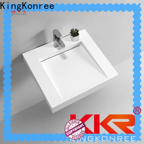 KingKonree sturdy mini wall hung basin design for bathroom 1